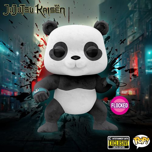 Jujutsu Kaisen Panda Flocked Funko Pop! Vinyl Figure #1374 - Entertainment Earth Exclusive - Kids & Mom Toys