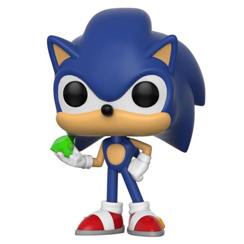 Sonic the Hedgehog with Emerald Pop! Vinyl Figure - Kids & Mom Toys