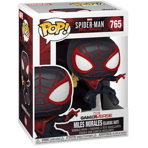 Spider-Man Miles Morales Classic Suit Pop! Vinyl Figure - Kids & Mom Toys