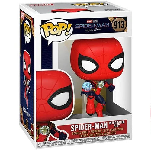 Spider-Man: No Way Home Spider-Man Integrated Suit Pop! Vinyl Figure - Kids & Mom Toys