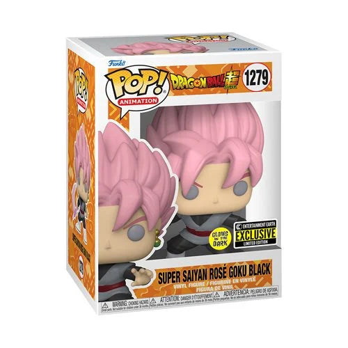 Dragon Ball Super Saiyan Rose Goku Black Glow-in-the-Dark Funko Pop! Vinyl Figure #1279 - Entertainment Earth Exclusive