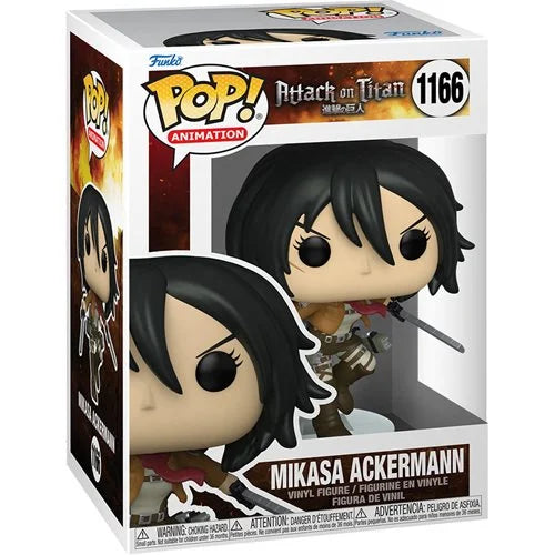 Attack on Titan Mikasa Ackermann with Swords Pop! Vinyl Figure - Kids & Mom Toys