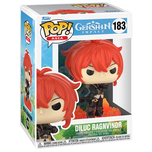 Genshin Impact Diluc Ragnvindr Funko Pop! Vinyl Figure #183