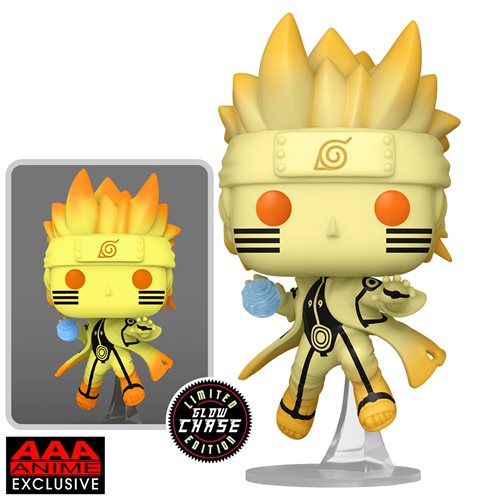 Naruto: Shippuden Naruto Uzumaki Kurama Link Mode Funko Pop! Vinyl Figure #1465 - AAA Anime Exclusive