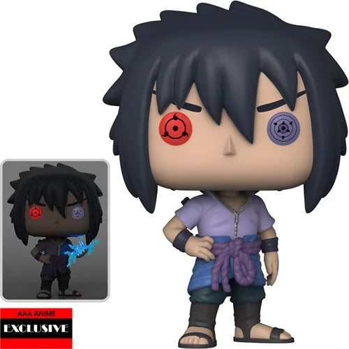 Naruto Sasuke Uchiha Rinnegan Pop! Vinyl Figure - AAA Anime Exclusive - Kids & Mom Toys