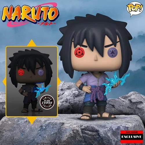 Naruto Sasuke Uchiha Rinnegan Pop! Vinyl Figure - AAA Anime Exclusive - Kids & Mom Toys