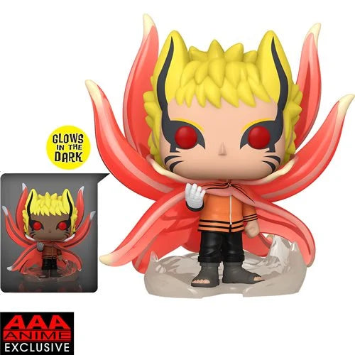 Boruto: Naruto Next Generations Naruto Baryon Mode Glow-in-the-Dark Super 6-Inch Pop! Vinyl Figure - AAA Anime Exclusive - Kids & Mom Toys