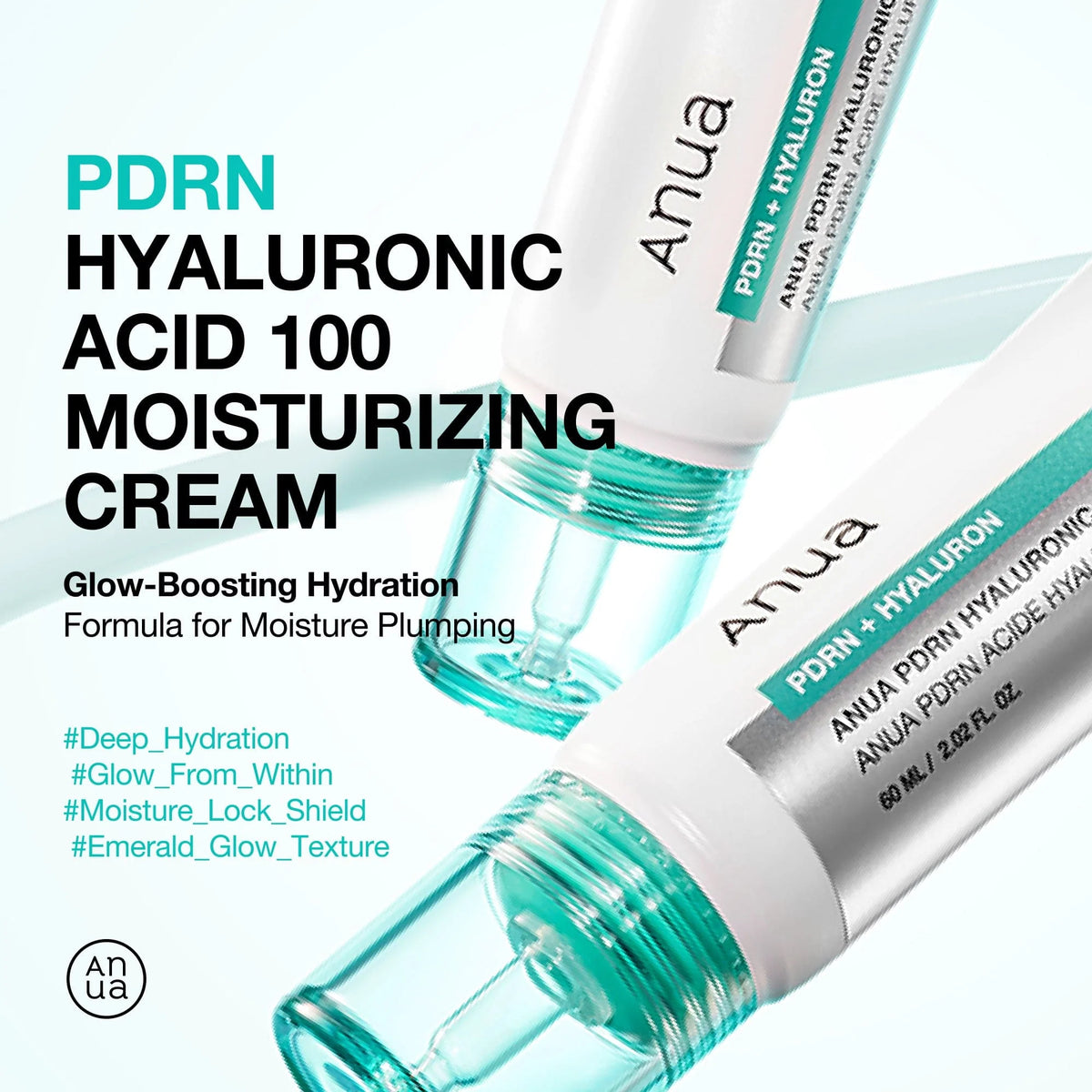 Anua PDRN Hyaluronic Acid 100 Moisturizing Cream hydrating cream texture