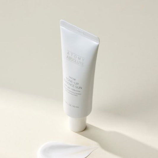 "Atomy Absolute Brightening Moisture Essence with high-concentration formula for skin soothing and hydration"