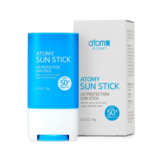 "Atomy Sun Stick SPF50+ PA++++ for brightening, wrinkle care, and easy UV protection on the go"