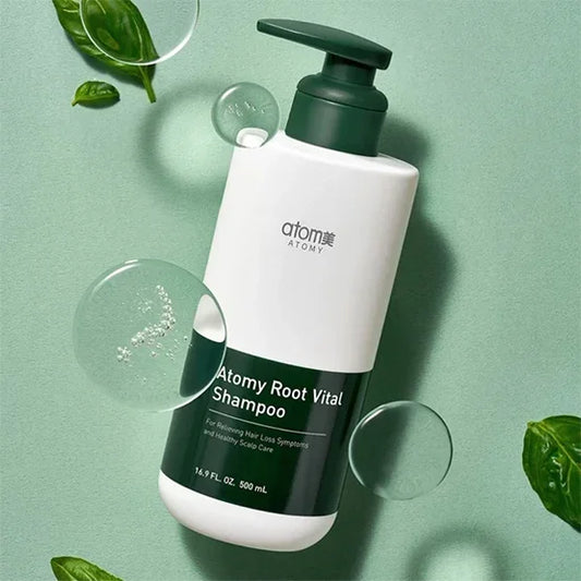 Atomy Root Vital Hair Shampoo 500ml Korean caffeine shampoo for scalp and hair loss symptom care