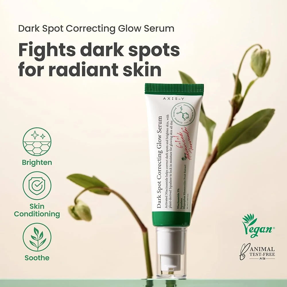 XIS-Y Dark Spot Correcting Glow Serum lightweight texture with 5 percent niacinamide