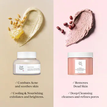 Beauty of Joseon Ground Rice and Honey Glow Mask vs Beauty of Joseon Red Bean Refreshing Pore Mask