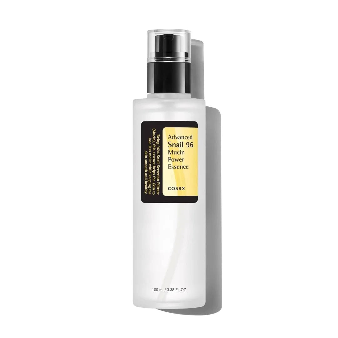 CosRX Advanced Snail 96 Mucin Power Essence bottle on a white background