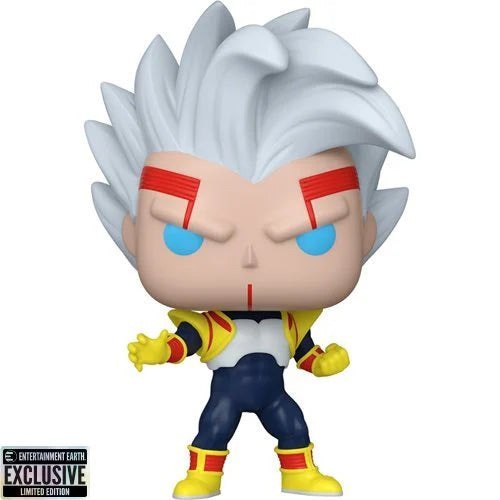 Dragon Ball GT Super Baby 2 Funko Pop Vinyl Figure #1635 – Entertainment Earth Exclusive with silver hair, red eyes, and GT battle armor