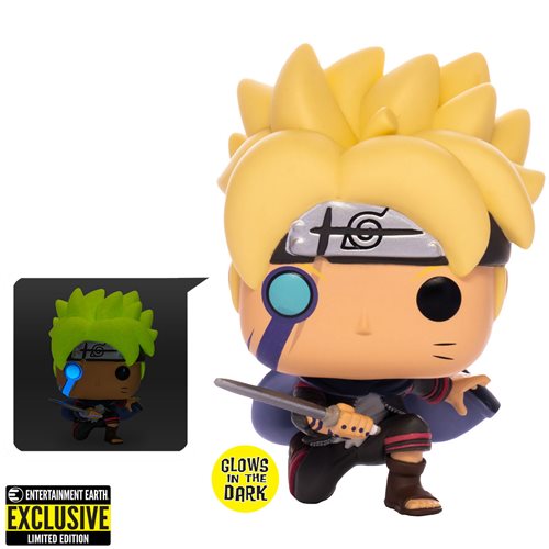 Boruto with Marks Glow-in-the-Dark Pop! Vinyl Figure - Entertainment Earth Exclusive - Kids & Mom Toys