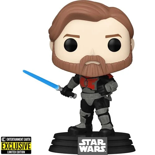 Star Wars: The Clone Wars Obi-Wan Kenobi Mandalorian Armor Pop! Vinyl Figure  - Entertainment Earth Exclusive - Kids & Mom Toys