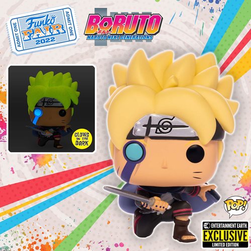 Boruto with Marks Glow-in-the-Dark Pop! Vinyl Figure - Entertainment Earth Exclusive - Kids & Mom Toys