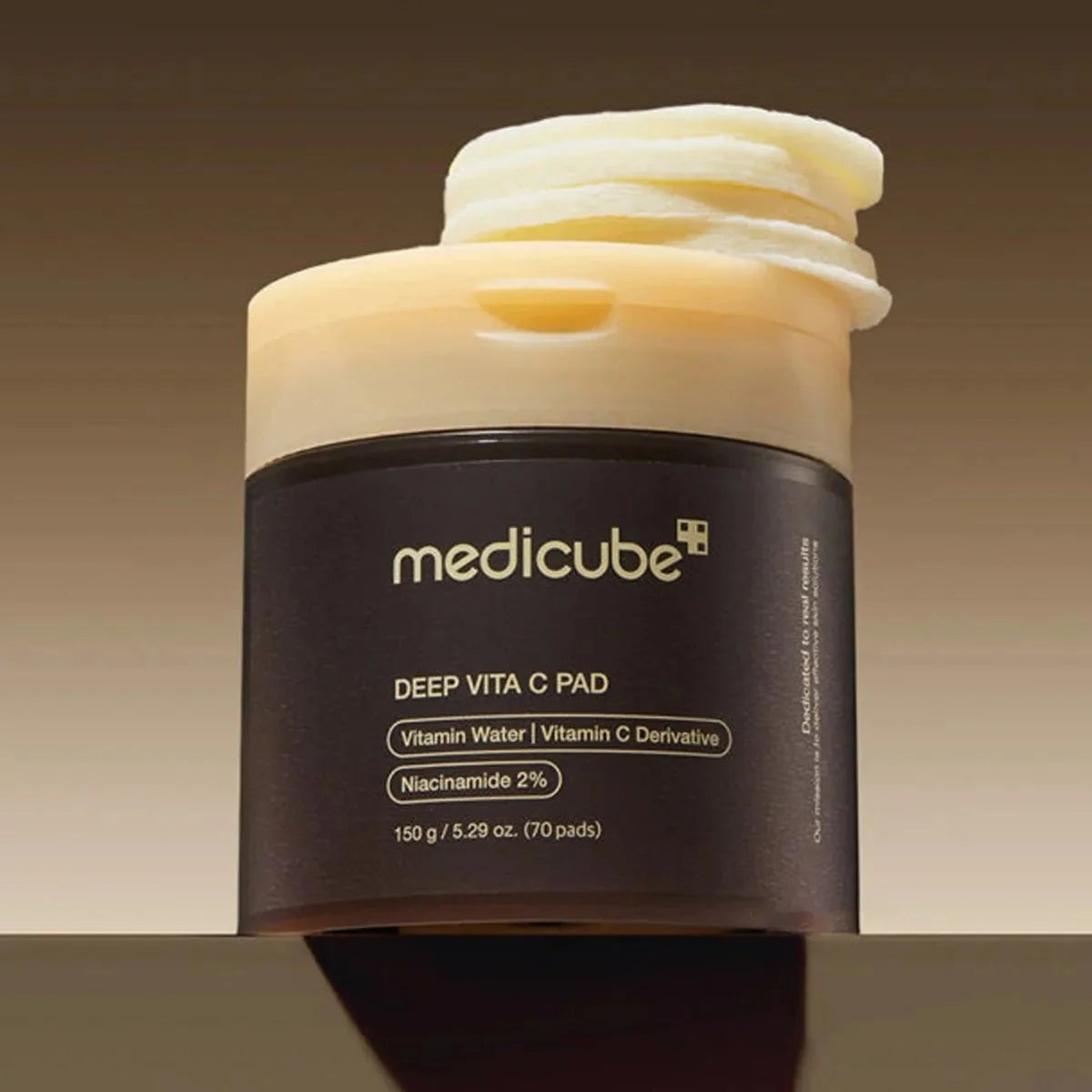 MEDICUBE Deep Vita C Pad 70 Korean Vitamin C toner pads for dark spots and uneven skin tone