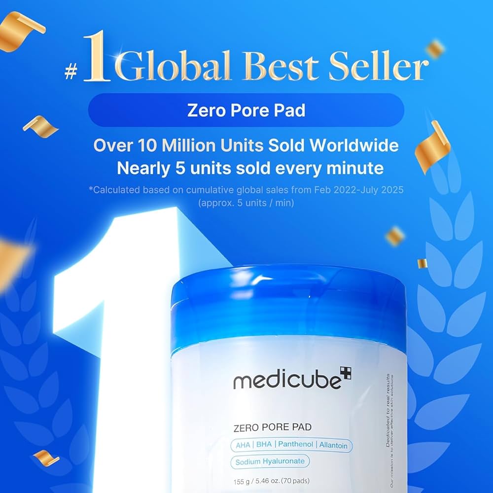 MEDICUBE Zero Pore Pad 2.0 global best seller