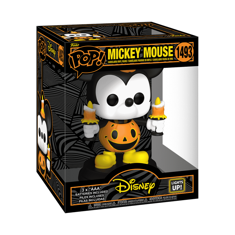 Funko Pop Super Light Up Mickey Mouse in Pumpkin Costume Disney Halloween figure 1493