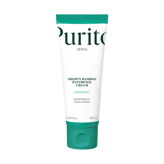 PURITO SEOUL Mighty Bamboo Panthenol Cream 100ml Korean barrier moisturizer with 10% Panthenol