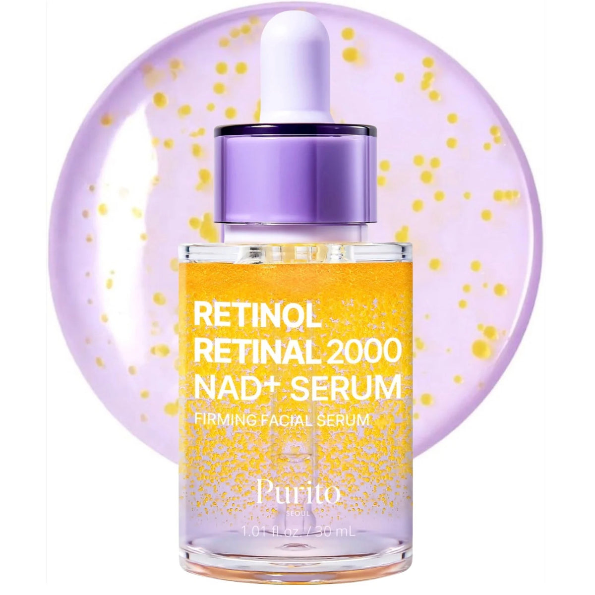PURITO SEOUL Retinol Retinal 2000 NAD+ Serum 30ml Korean retinoid serum for fine lines and uneven texture