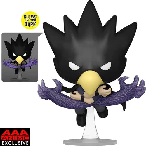 My Hero Academia Fumikage Tokoyami Fallen Angel Glow-in-the-Dark Funko Pop! Vinyl Figure #1351 - AAA Anime Exclusive - Kids & Mom Toys