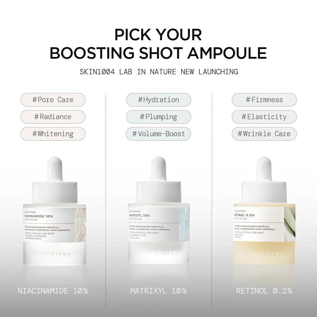 SKIN1004 Lab in Nature 3 new ampoule comparison
